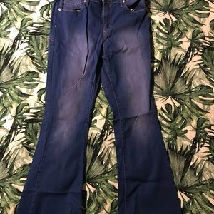 vintage blue flare jeans